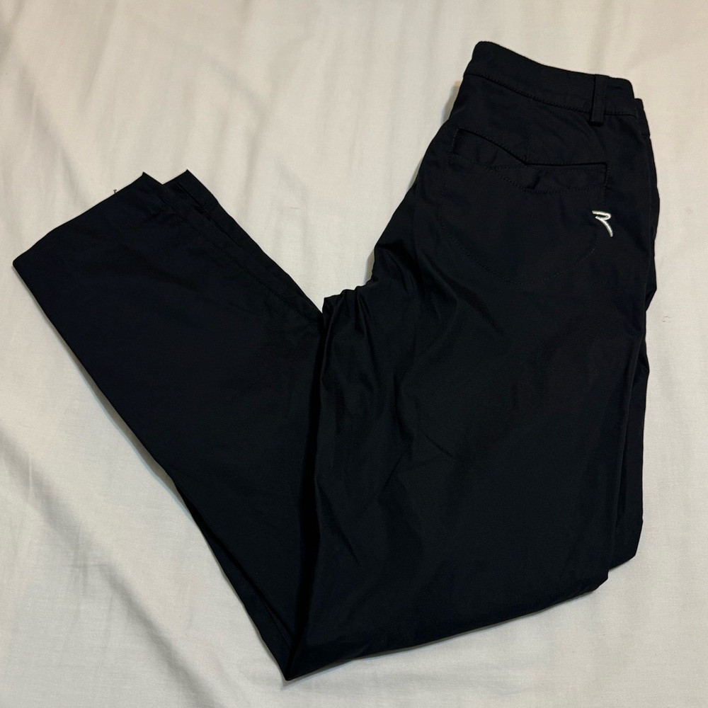 Chervo Black Pants Size 2 (38 Italy)